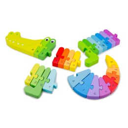 New Classic Toys Puzzle Alfabet - Krokodyl