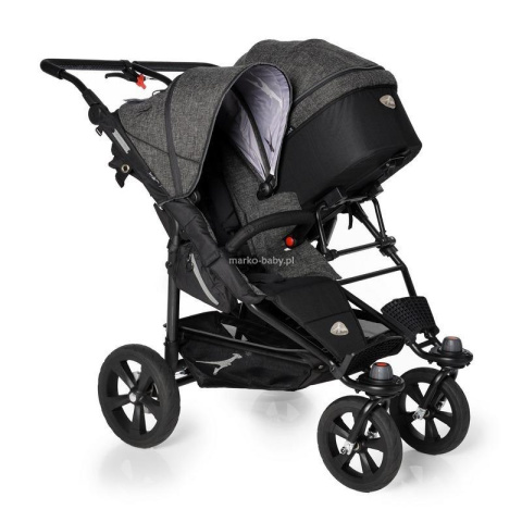 Gondola DuoX do wózka TFK Twin TrailTwin Adventure - Antracyt