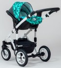 MAGNETICO 3w1 Paradise Baby wózek wielofunkcyjny z fotelikiem KITE 0-13kg - Polski Produkt kolor 09