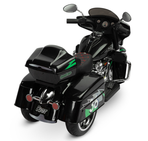 Riot Black trójkołowy motocykl Toyz pojazd na akumulator