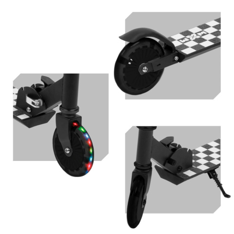 SKIPO WXM Hulajnoga składana koła LED do 50 kg - Chess