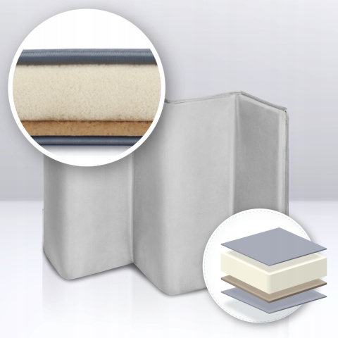 STEFI PLUS Lionelo Łóżeczko turystyczne dwupoziomowe Kojec - Pink Yellow