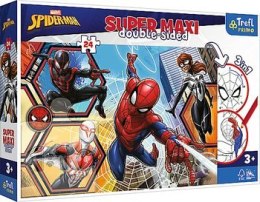 TREFL 41006 Puzzle 24 SUPER MAXI Spiderman wyrusza do akcji