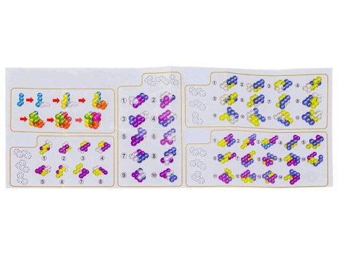 Gra, Układanka Logiczna, Magnetyczna Kostka Do Ułożenia 7 El.