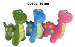 Maskotka Dinozaur 30cm 3 kolory 162168 SUN-DAY mix cena za 1 szt