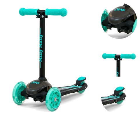 MILLY MALLY Hulajnoga SCOOTER Zapp Black Mint