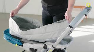 Quinny Hubb Cocoon wkład From Birth do wózka Hubb Duo, Hubb, VNC - Graphite