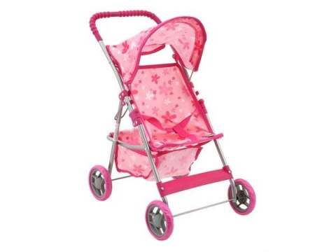 Wózek dla lalek rózowe kropki M1913 533905 ADAR