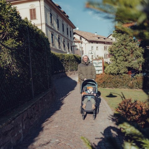 M4 mini wózek spacerowy Green koła Light