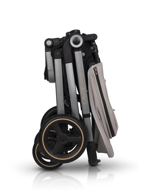 CAVOE OSIS 2.0 wózek spacerowy składany jedną ręką - Taupe