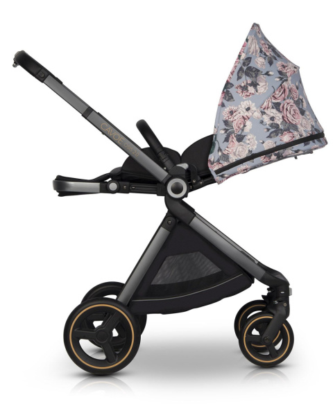 CAVOE OSIS 2.0 2w1 wózek głęboko-spacerowy składany jedną ręką - Bouquet
