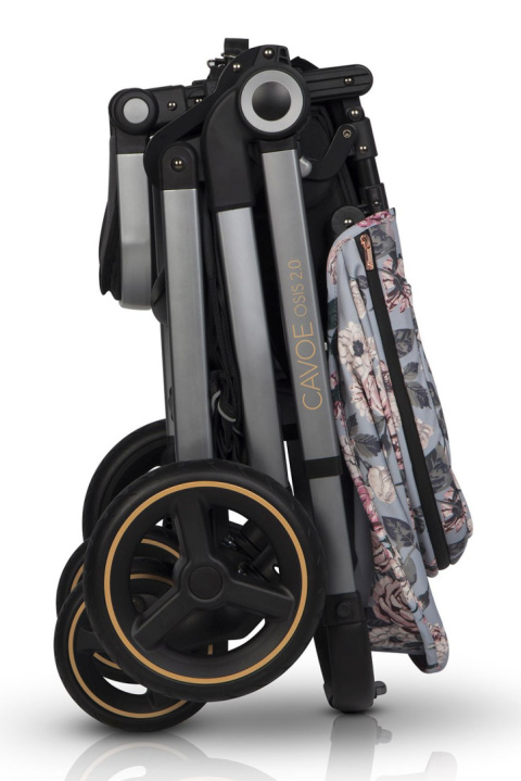 CAVOE OSIS 2.0 2w1 wózek głęboko-spacerowy składany jedną ręką - Bouquet