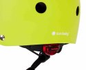 Kask rowerowy dla dzieci TRACKER - Love 2 RIDE, rozm. S, 50-54 cm z lampką LED i klipsem magnetycznym Lime