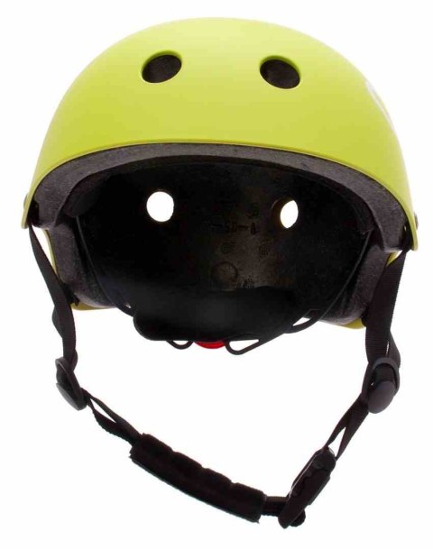 Kask rowerowy dla dzieci TRACKER - Love 2 RIDE, rozm. S, 50-54 cm z lampką LED i klipsem magnetycznym Lime