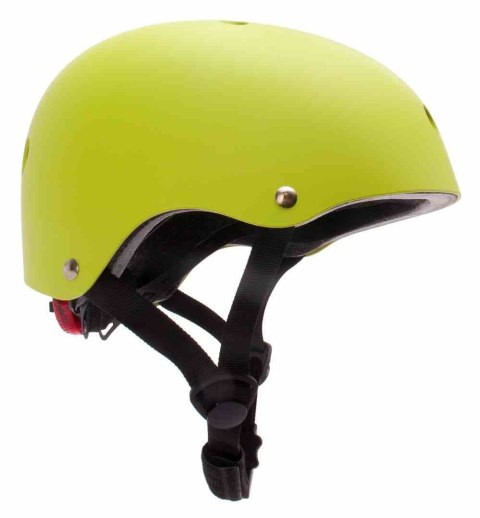Kask rowerowy dla dzieci TRACKER - Love 2 RIDE, rozm. S, 50-54 cm z lampką LED i klipsem magnetycznym Lime