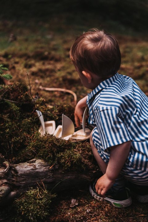 MY LITTLE PRINCESS Łódka żaglówka sand