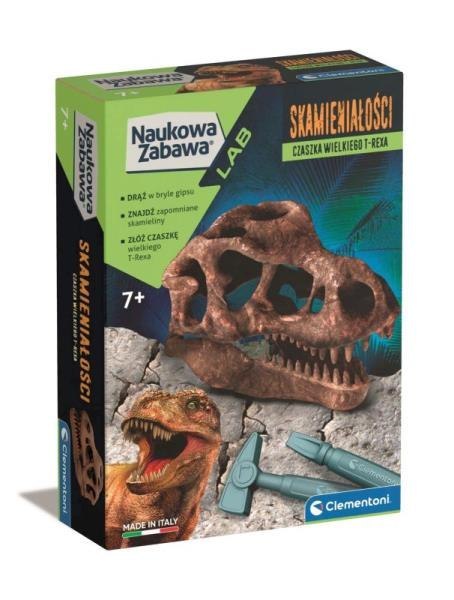 Clementoni Naukowa zabawa. Skamieniałości. Czaszka T-Rexa 50790