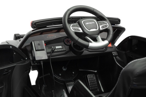 Dodge Charger Police Toyz akumulatorowiec pojazd na akumulator - Black