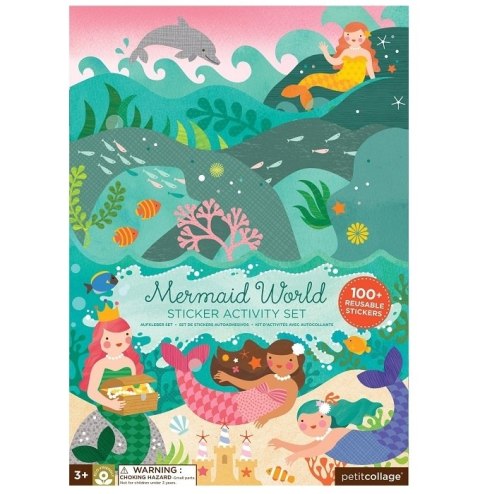 Petit Collage ST-MERMAID WORLD Naklejki Wielorazowe