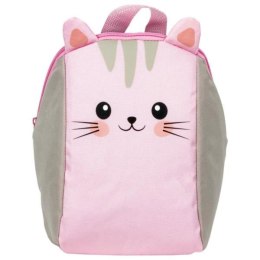 Plecak przedszkolny Kot różowy