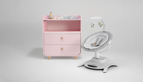 BELLA SETT 2w1 Lionelo bujaczek leżaczek z gondolą - GREY CONCRETE