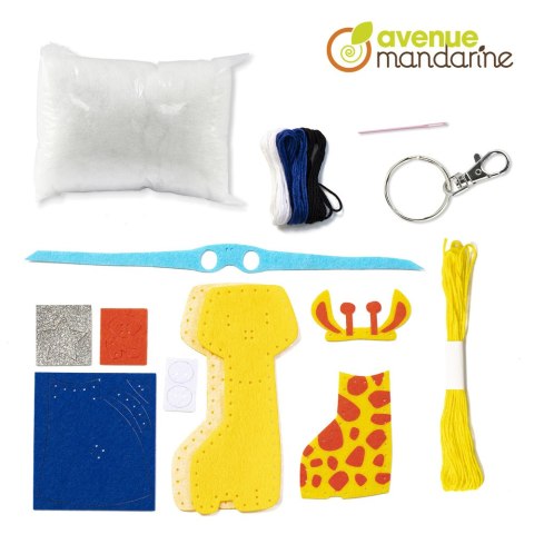 Zestaw Brelok do szycia Żyrafa Pedro