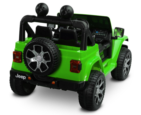 Jeep Rubicon Toyz akumulatorowiec pojazd na akumulator - Green