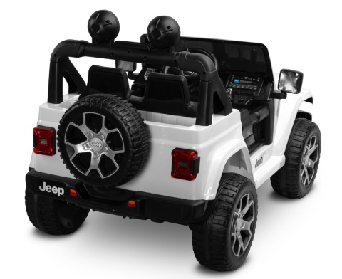 Jeep Rubicon Toyz akumulatorowiec pojazd na akumulator - White