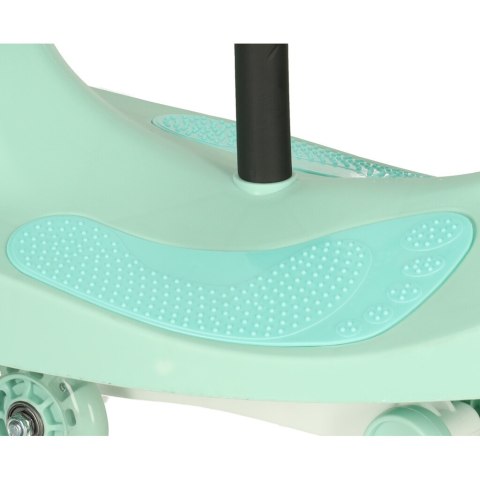 Jeździk grawitacyjny LED Swing Fix S3 świecące koła miętowy