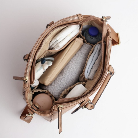 MILA Joissy Torba dla mamy do wózka - Cognac