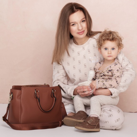 MILA Joissy Torba dla mamy do wózka - Cognac