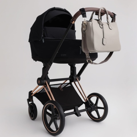 MILA Joissy Torba dla mamy do wózka - Stone Grey