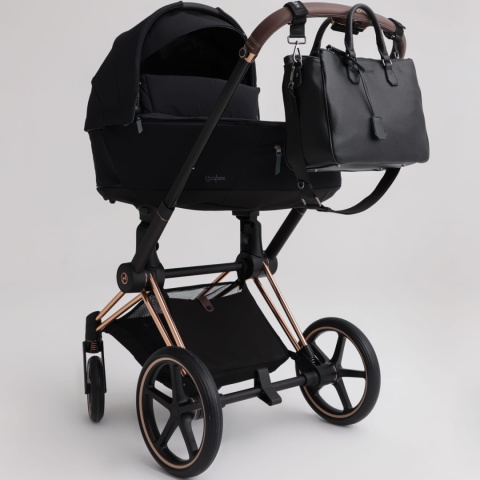 MILA Joissy Torba dla mamy do wózka - Black/Gun metal