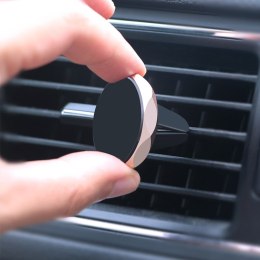 Uchwyt magnetyczny do telefonu holder samochodowy na kratkę wywiew czarny