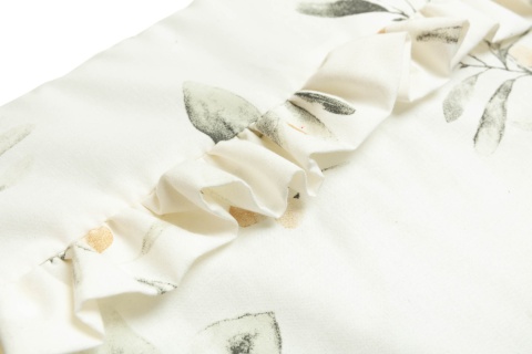 Ochraniacz do łóżeczka z falbanką Sensillo - OLIWKA