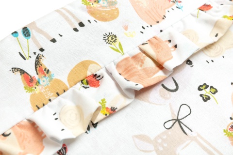 Ochraniacz do łóżeczka z falbanką Sensillo - PIKNIK