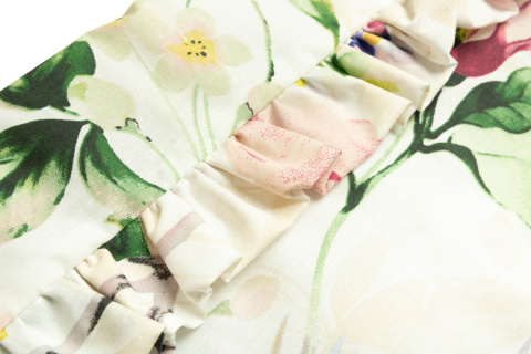 Ochraniacz do łóżeczka z falbanką Sensillo - MAGNOLIA