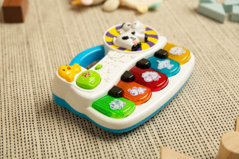 Pianinko Farma zabawka edukacyjna TOYZ