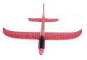 Szybowiec samolot styropianowy 47x49cm czerwony