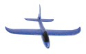 Szybowiec samolot styropianowy 47x49cm niebieski