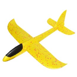 Szybowiec samolot styropianowy 47x49cm żółty
