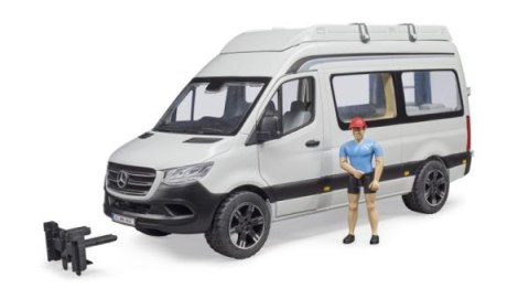 Mercedes Sprinter Camper biały z figurką i akcesoriami