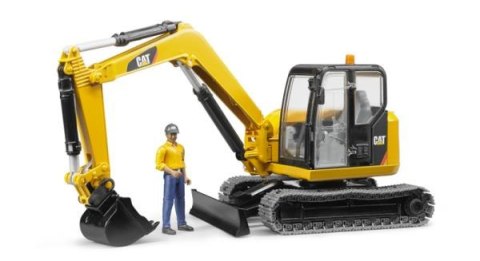 Minikoparka Caterpillar z figurką 02466 BRUDER