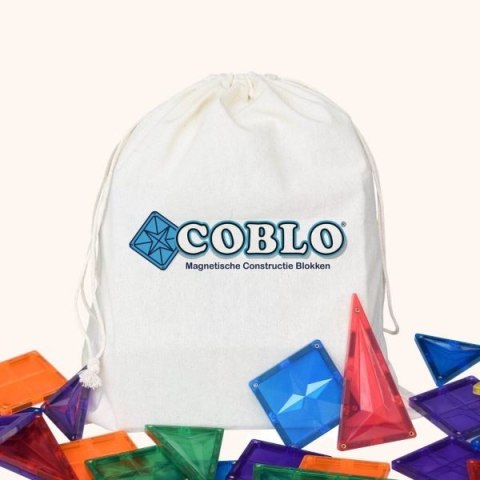 COBLO, magnetyczne klocki konstrukcyjne Transparent 20 elem.
