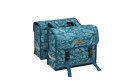 Forest Fiori Double torba rowerowa blue