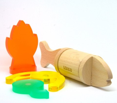 Lekkid, drewniane magnetyczne klocki konstrukcyjne - EDU BOX