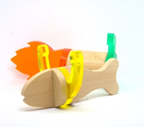 Lekkid, drewniane magnetyczne klocki konstrukcyjne - EDU BOX