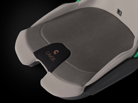 Grand Prix Pro Cavoe I-Size 100–150 cm 15-36 kg składany fotelik samochodowy z isofix - Taupe