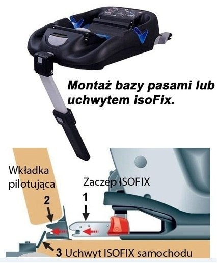 Kite Cavoe + Baza IsoFix 0-13kg fotelik samochodowy