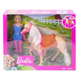 Barbie Lalka z koniem FXH13 MATTEL